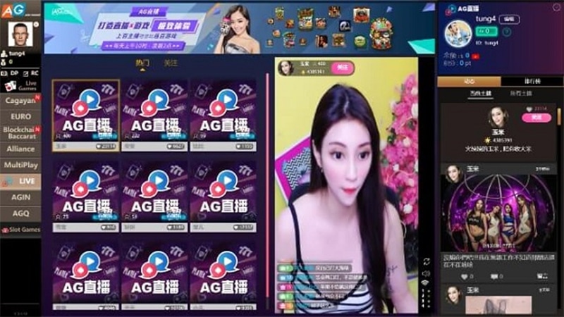 Trải Nghiệm Chơi Game Tại AG Casino Tại AB77